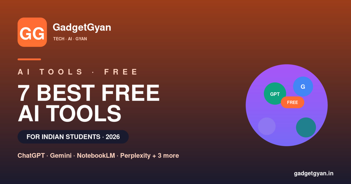 Best free AI tools for Indian students 2026 — ChatGPT Gemini NotebookLM Perplexity comparison guide