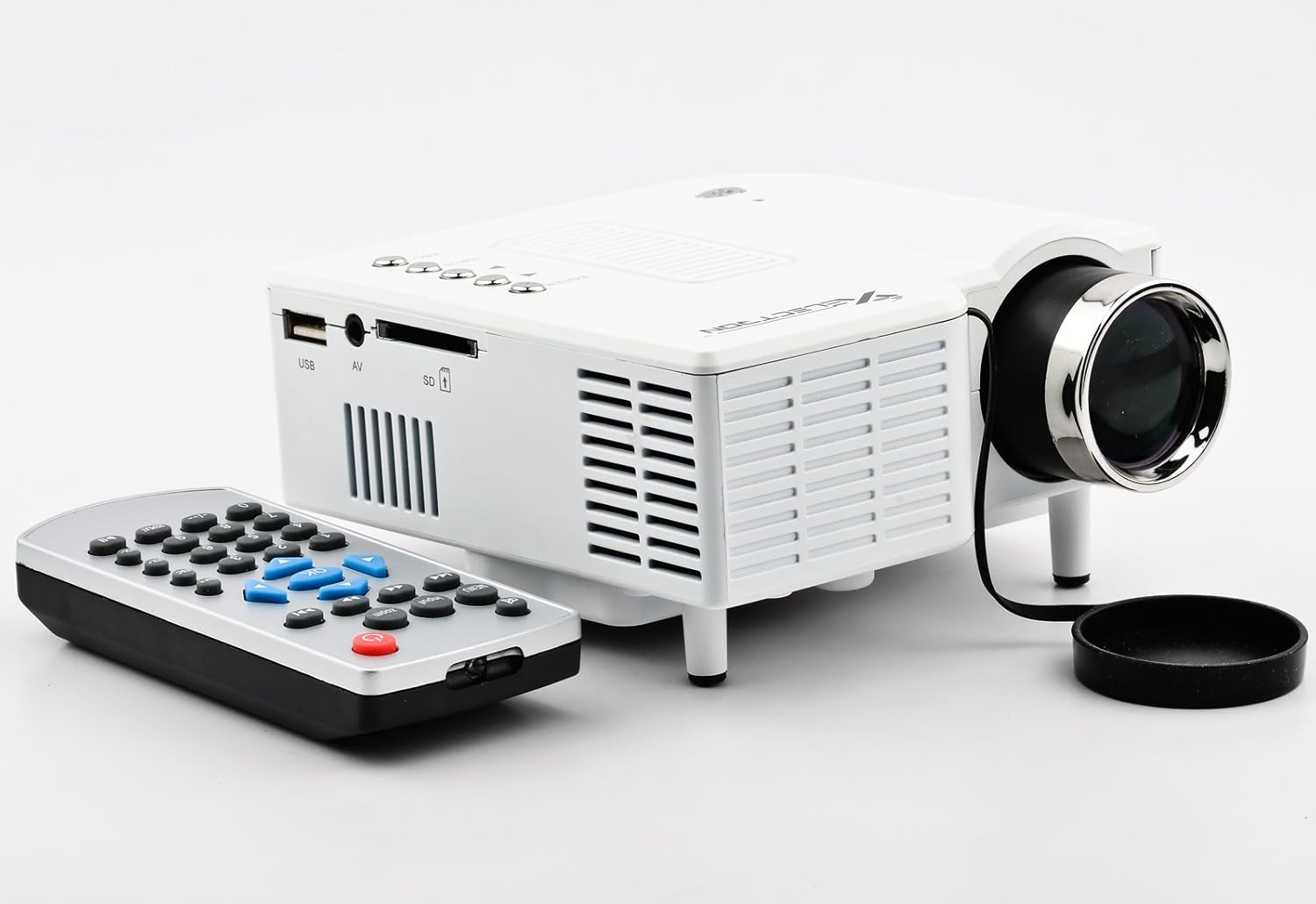 XElectron UC28 Mini LED Cinema Projector — one of the best mini projectors under 5000 in India with brand warranty