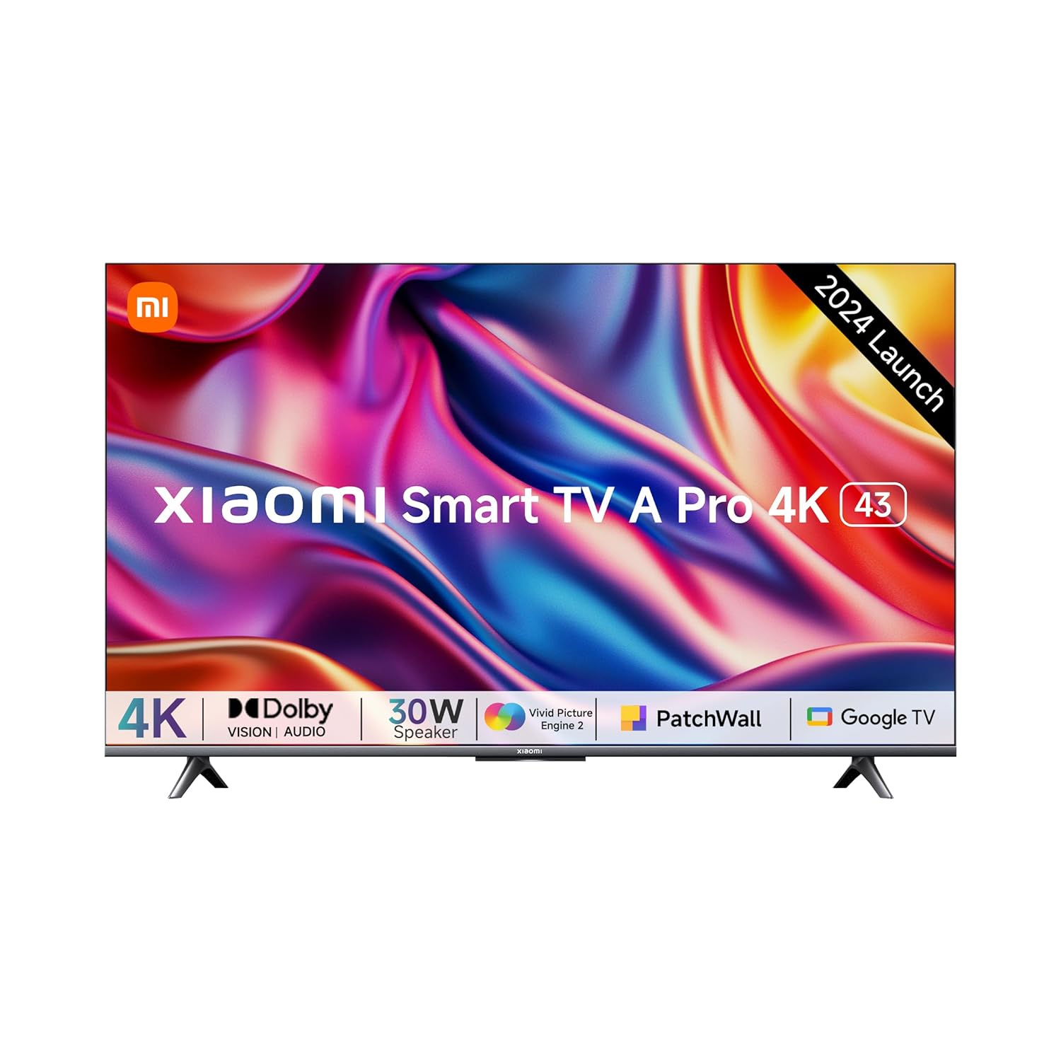 Xiaomi A Pro 43 inch 4K — best smart TV under 25000 with Dolby Vision and PatchWall at Rs 21499